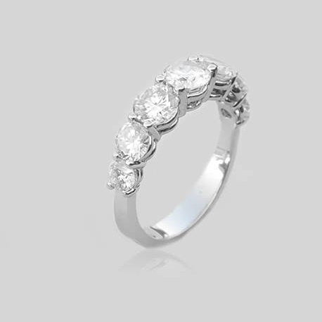 Shira Half Eternity Diamonds Ring