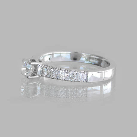 Lilah Engagement Gold Diamond Ring