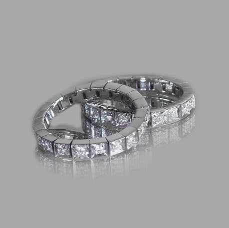 Sarina Flexible Eternity Diamond Ring