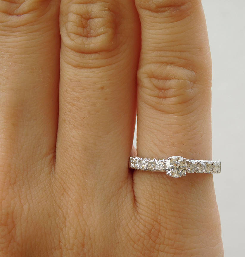 Lilah Engagement Gold Diamond Ring