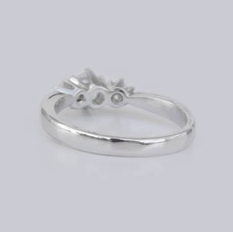 Camila Three-Stone Diamond Wedding Ring