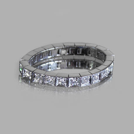 Sarina Flexible Eternity Diamond Ring