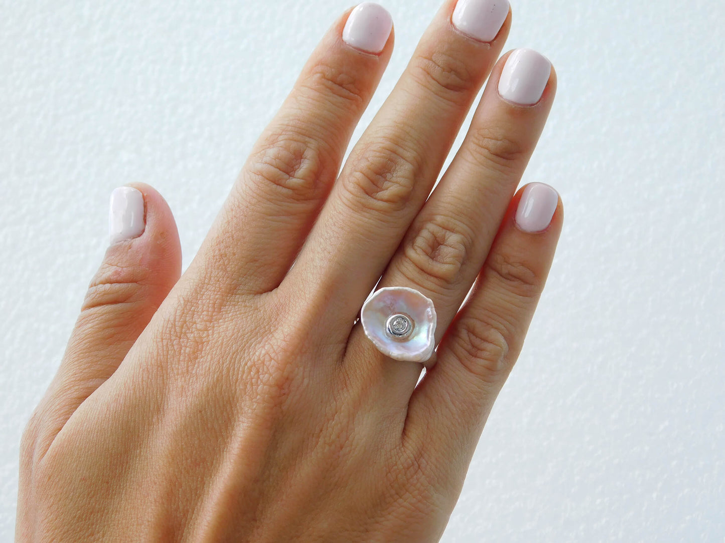 Maritime Pearl with Diamond Ring